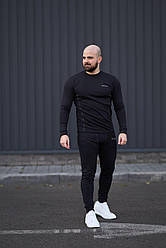 Термобілизна чоловіча чорна Sport | Термокомплект чоловічий теплий AST- 25221