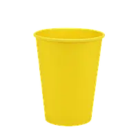 Стакан паперовий жовтий Sun Cup 400мл 50шт/уп ЕК (кр.d-91)