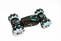 Машинка-перевертень Stunt Car H-6020 з підсвіткою, музикою та акумулятором 3.7V USB, фото 6