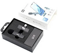 Петличний мікрофон K8 Type-C для смартфона чи планшета. Бездротовий мікрофон для блогерів, фото 4