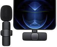 Петличний мікрофон K8 Type-C для смартфона чи планшета. Бездротовий мікрофон для блогерів, фото 6