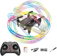 Дитячий квадрокоптер Plane Toys BK2 RGB з дистанційним керуванням дрон 3 рівнів швидкості, фото 4