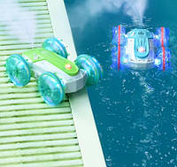 Машинка перевертень Stunt Car 1841-2 з парогенератор Їздить по воді та землі, фото 9