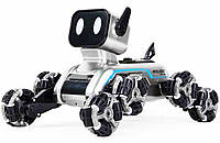 Восьмиколісний трюковий собака-робот robot dog на роликових колесах з пультом управління, фото 10
