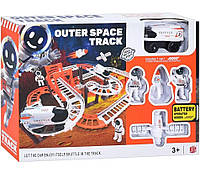 Ігровий трек 888-77 Космічна станція 128 деталей з 1 машинкою та 2 космонавтами, фото 4