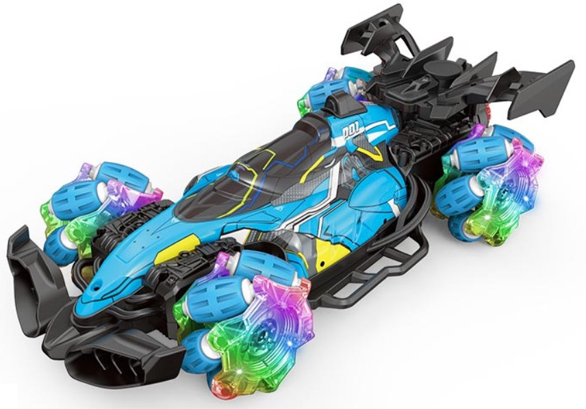 Машинка-перевертень Spray Car 21016 з парогенератором, підсвіткою та акумулятором 3.7V, фото 1