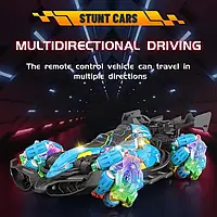 Машинка-перевертень Spray Car 21016 з парогенератором, підсвіткою та акумулятором 3.7V, фото 4