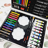 Дитячий набір для малювання NO:001 49 предметів водяні олівці маркери та багато іншого, фото 8