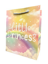 Пакет Подарунковий 039 Little princes Градієнт 23х18 см МАЛЕНЬКИЙ