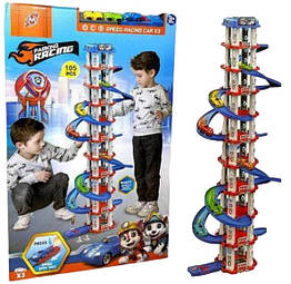 Дитяча гоночна траса-парковка Childrens Rail Car MH2006 Іграшковий трек із машинками