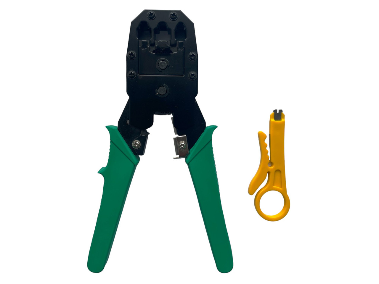 Інструмент для обтискання (Кримпер) GEAR 3в1 RJ-45 (8P8C) та RJ-12/11 (6P6C4P4C) (GCT-CT3IN1)