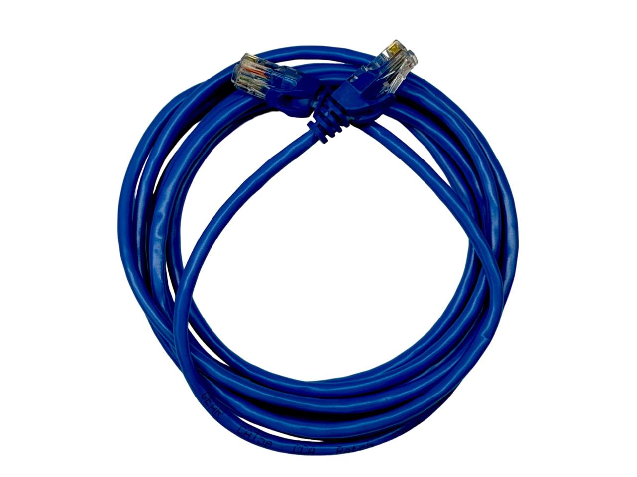 Патч-корд GEAR САТ.5E UTP CU 24AWG 3 м синій (GPC-UTPCURJ45-3BE)