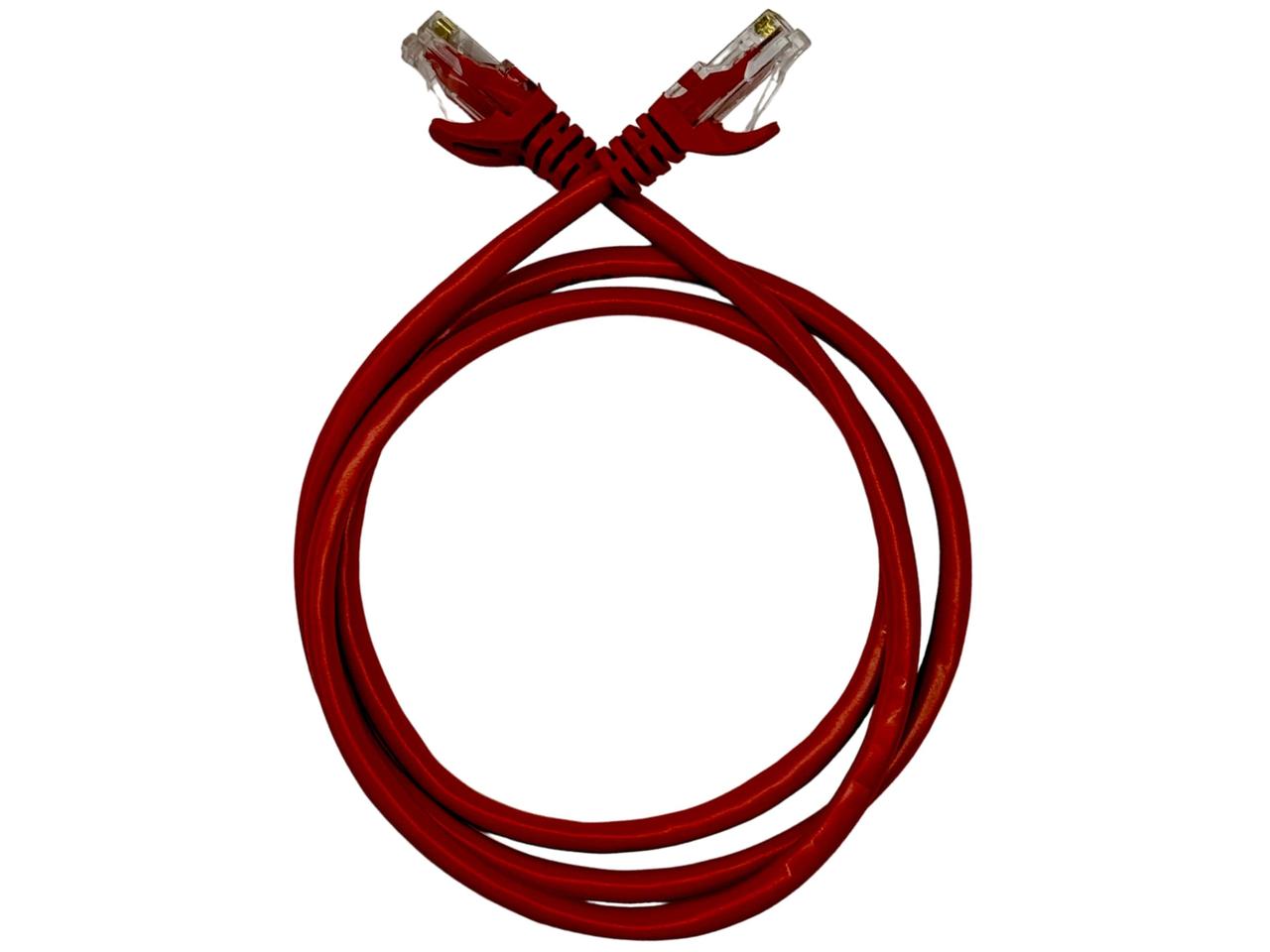 Патч-корд GEAR САТ.5E UTP CCA 24AWG 0.25 м червоний (GPC-UTPCCARJ45-0.25R)