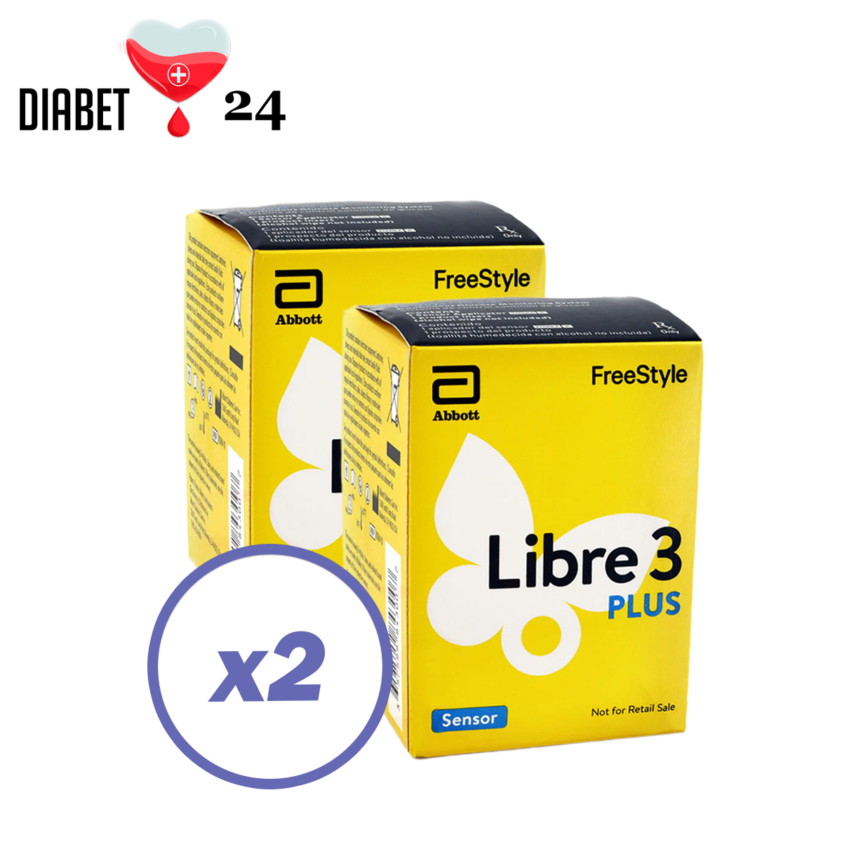 Сенсор FreeStyle Libre 3 Plus (Фристайл Лібре 3 Плюс) 2 уп.