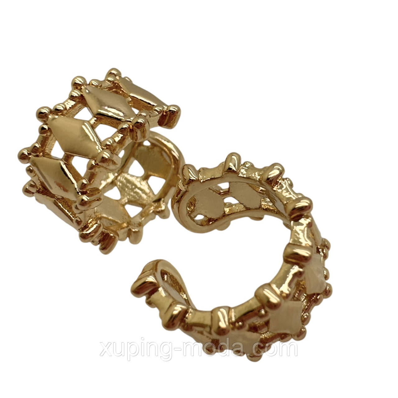 Кафи ксюпінг. 15х7 мм. 18 к, фото 1