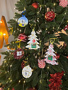 250 шт. Листівка-ялинка з шоколадкою на ялинку з вашим логотипом, фото 3