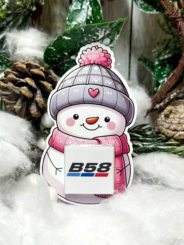 1000 шт. Листівка-сніговик з шоколадкою з вашим логотипом, фото 1