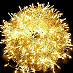 Гірлянда нитка світлодіодна 800 LED, 40 метрів, теплий білий