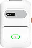 Портативний 2" термопринтер 20-57мм Bluetooth Ukrmark DP26WT білий, фото 5