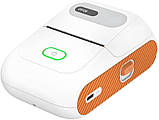 Портативний 2" термопринтер 20-57мм Bluetooth Ukrmark DP26WT білий, фото 3