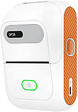 Портативний 2" термопринтер 20-57мм Bluetooth Ukrmark DP26WT білий, фото 4