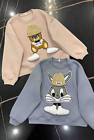 Кофта утеплена для дівчат, 122-140 см,  № 01811