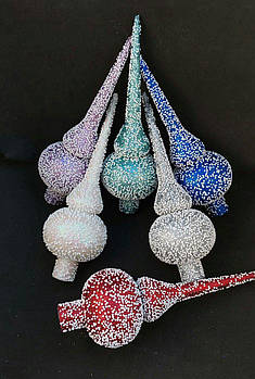 Новорічні іграшки верхівка на ялинку Снігопад