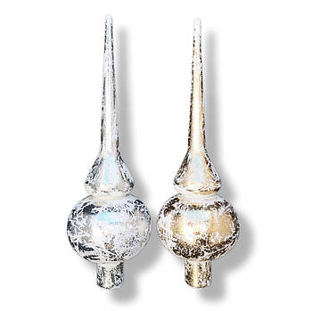 Новорічні прикраси верхівка на ялинку Ретро С