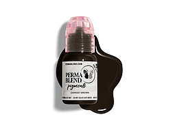 Пігмент для татуажу Darkest Brown Perma Blend