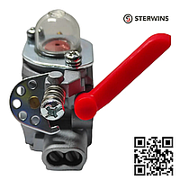 Карбюратор Sterwins PBC 33R на бензокосу Стервинс 33 для мотокос бензотример