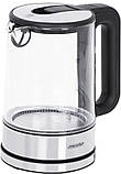 Скляний електричний чайник Mesko MS 1301 (2200 Вт, 1.7 л, стильний регулювання температури, підсвітка), фото 6