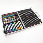 Дитячий набір для малювання 58 предметів, у кейсі / Художній набір для творчості / Набір художника, фото 9