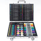 Дитячий набір для малювання 58 предметів, у кейсі / Художній набір для творчості / Набір художника, фото 3