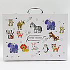 Дитячий набір для малювання 58 предметів, у кейсі / Художній набір для творчості / Набір художника, фото 10