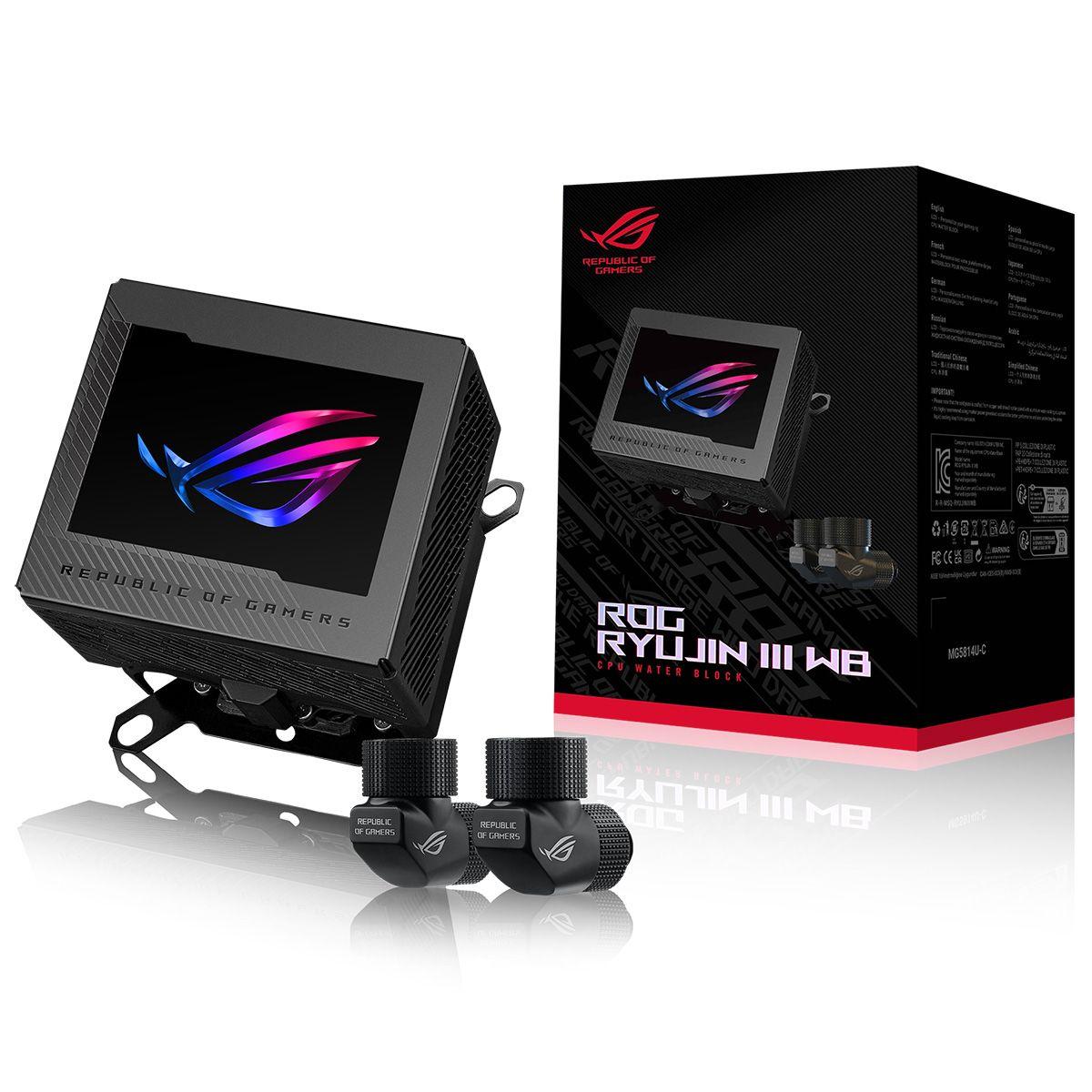Водоблок для процесора ASUS ROG RYUJIN III WB, фото 1