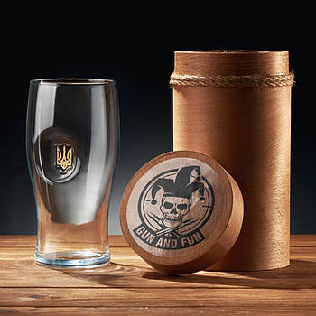 Келих для пива з тризубом