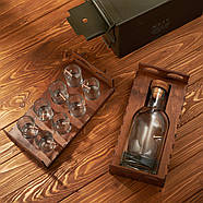 Набір 8-ми чарок з кулею в коробі з БК, фото 6