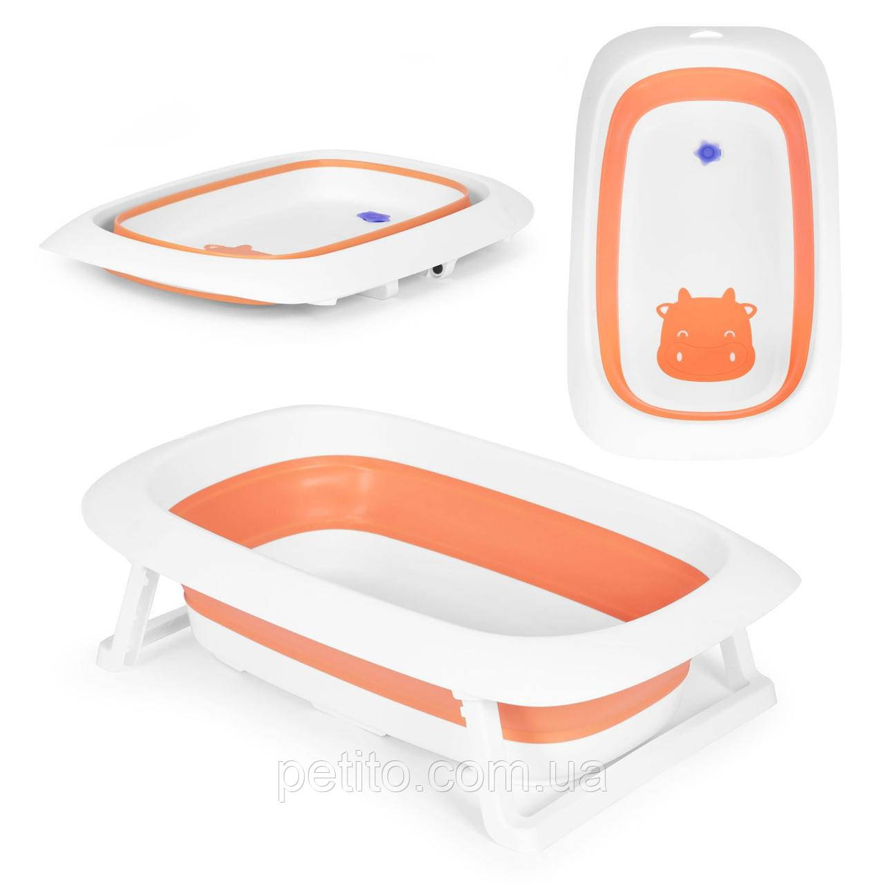 Ванночка для немовлят Ecotoys CARE Orange, фото 1