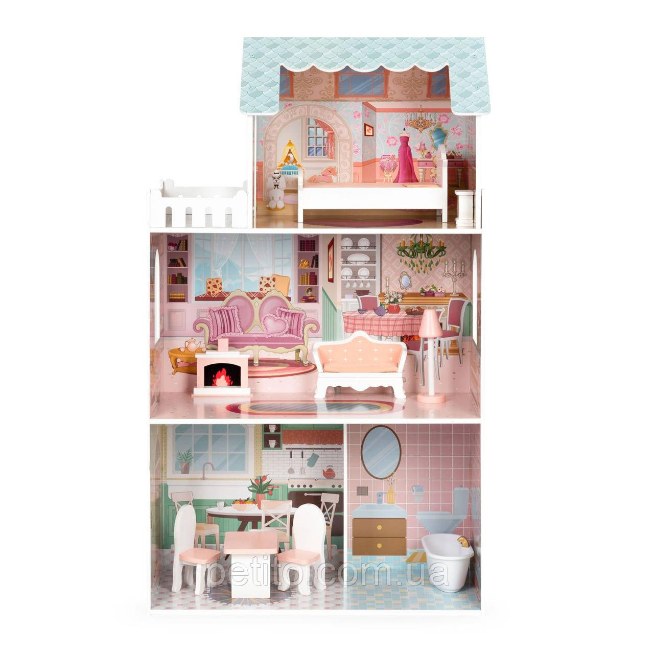 Ляльковий будинок Ecotoys BIG Fresh Pink, фото 1