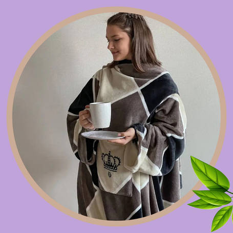 Флісові пледи з рукавами