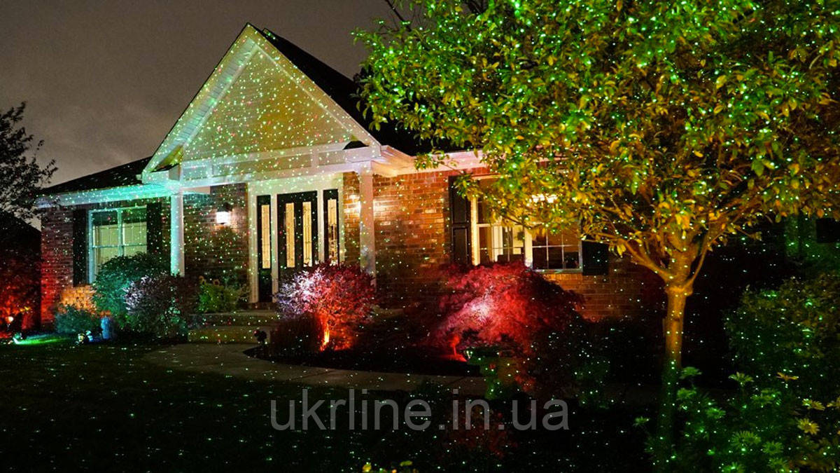 Лазерный проектор звездный Star Shower Laser Light, проектор для украшения дома Стар Шовер Лазер - фото 6 - id-p449173608