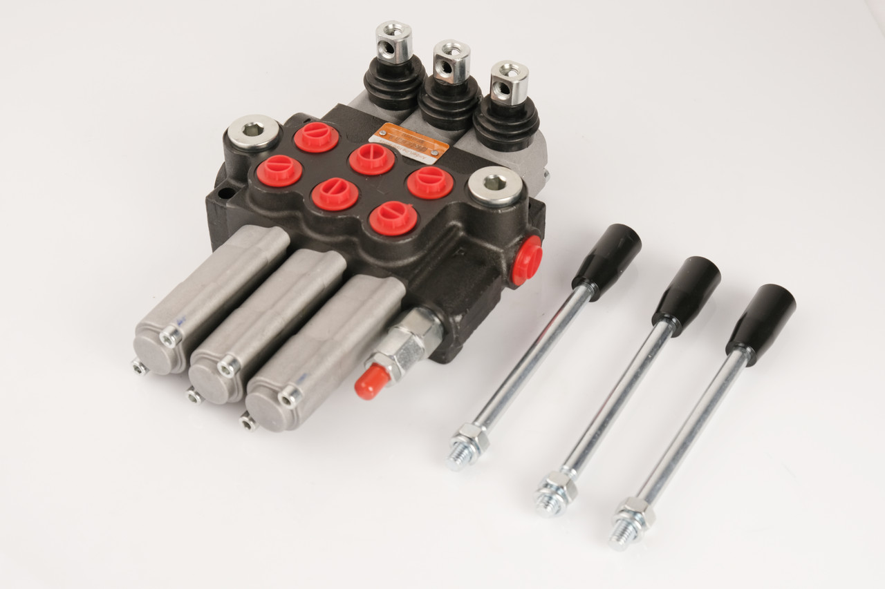 Гідророзподільник 03P40K16K16K16GKZ1-20 моноблочний з плаваючим положенням, Pmax 250 Бар, Qmax 40 л/хв.