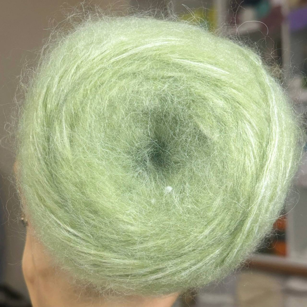 Флаффі альпака 062 св.зелений, фото 1