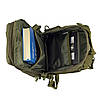 Сумка на плече слінг 6,5л Tribe Sling Pack T-IE-0003 оливкова, фото 4