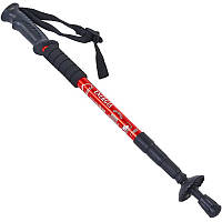 Палиця трекінгова SP-Sport Energia 50-107 см для скандинавської ходьби Червоний