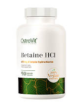 Бетаїн OstroVit Betaine HCl VEGE 90 капс Польща