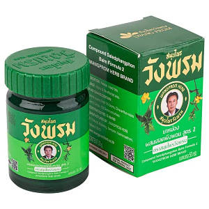 Зелений тайський бальзам охолоджуючий Wang Prom - 50г