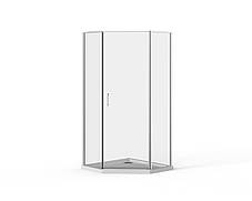 Скляна душова кабіна AVKO Glass RDD21C 90x90x190 Chrome, фото 4