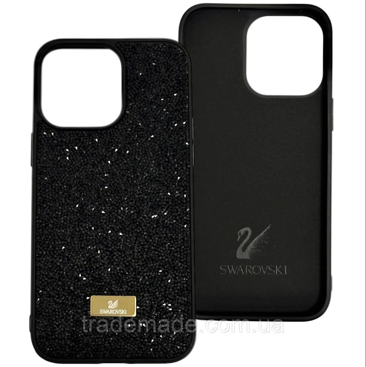 Чохол Swarovski c мягкой микрофиброй для iPhone