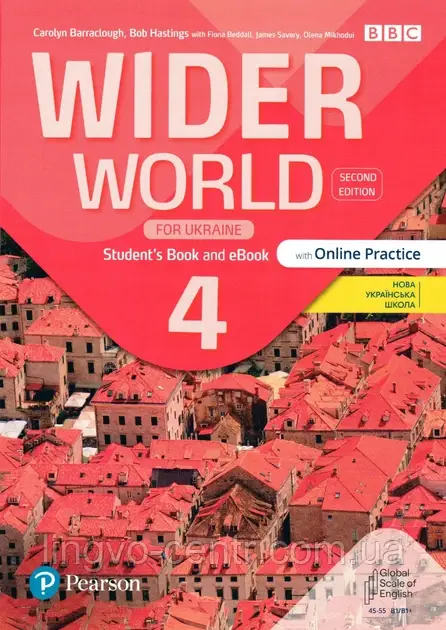 Англійська мова. Wider World 2nd Ed for Ukraine 4 SB+eBook with OP